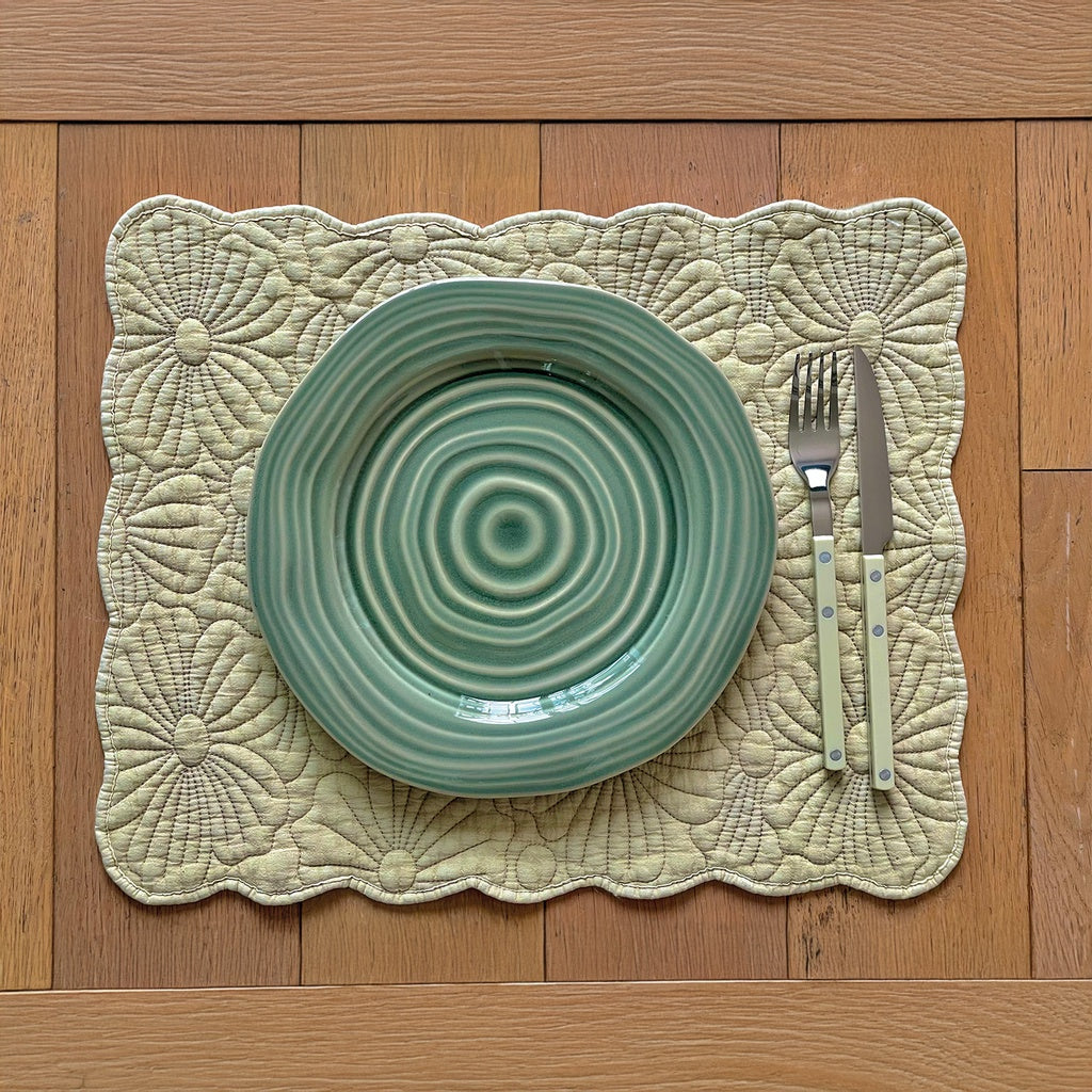 Set de table en tissu matelassé