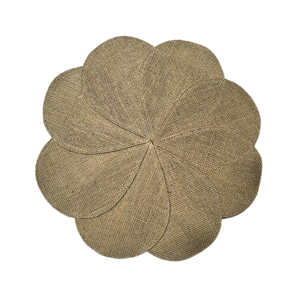 Set de table rond jute naturel