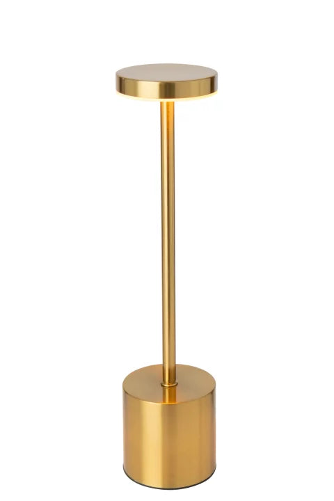 Lampe de table matel doré