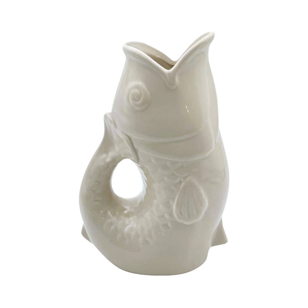 Vase pichet Poisson gm sable