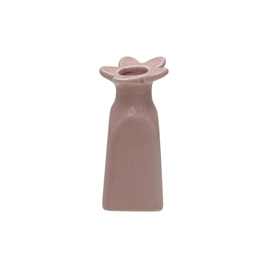 Déco soliflore fleur pm rose