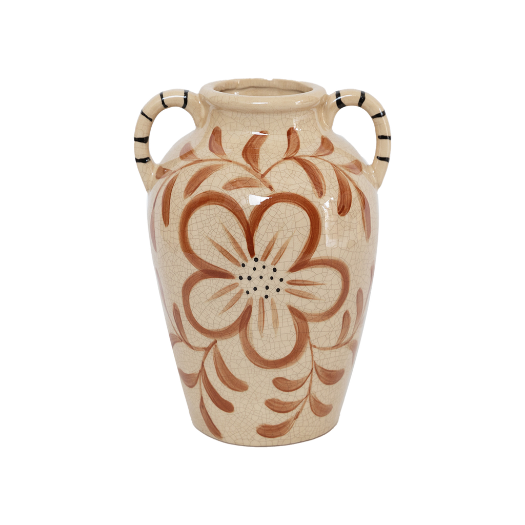 Vase lucia brun gm