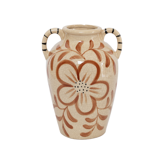 Vase lucia brun gm