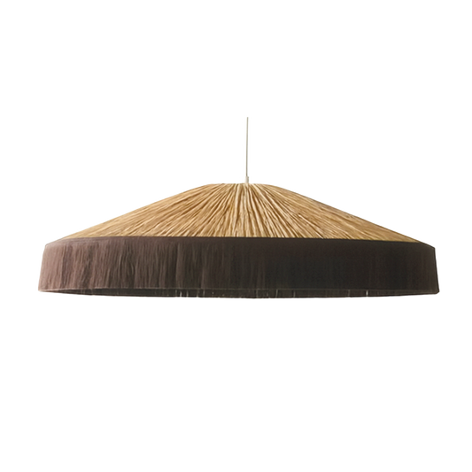 Abat-jour pour suspension mistinguette gm marron