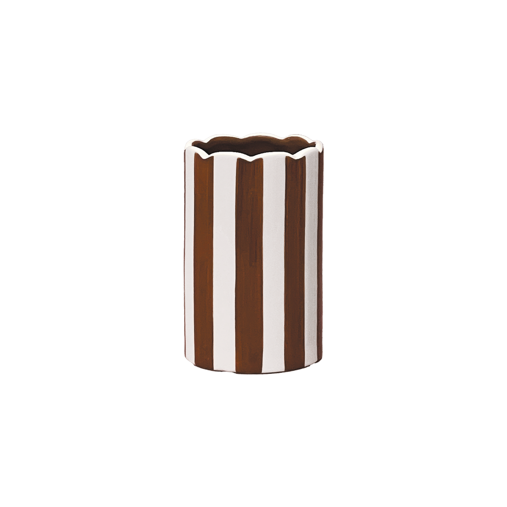 Vase Paul pm marron