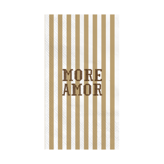 Serviette papier rectangle more amore x15