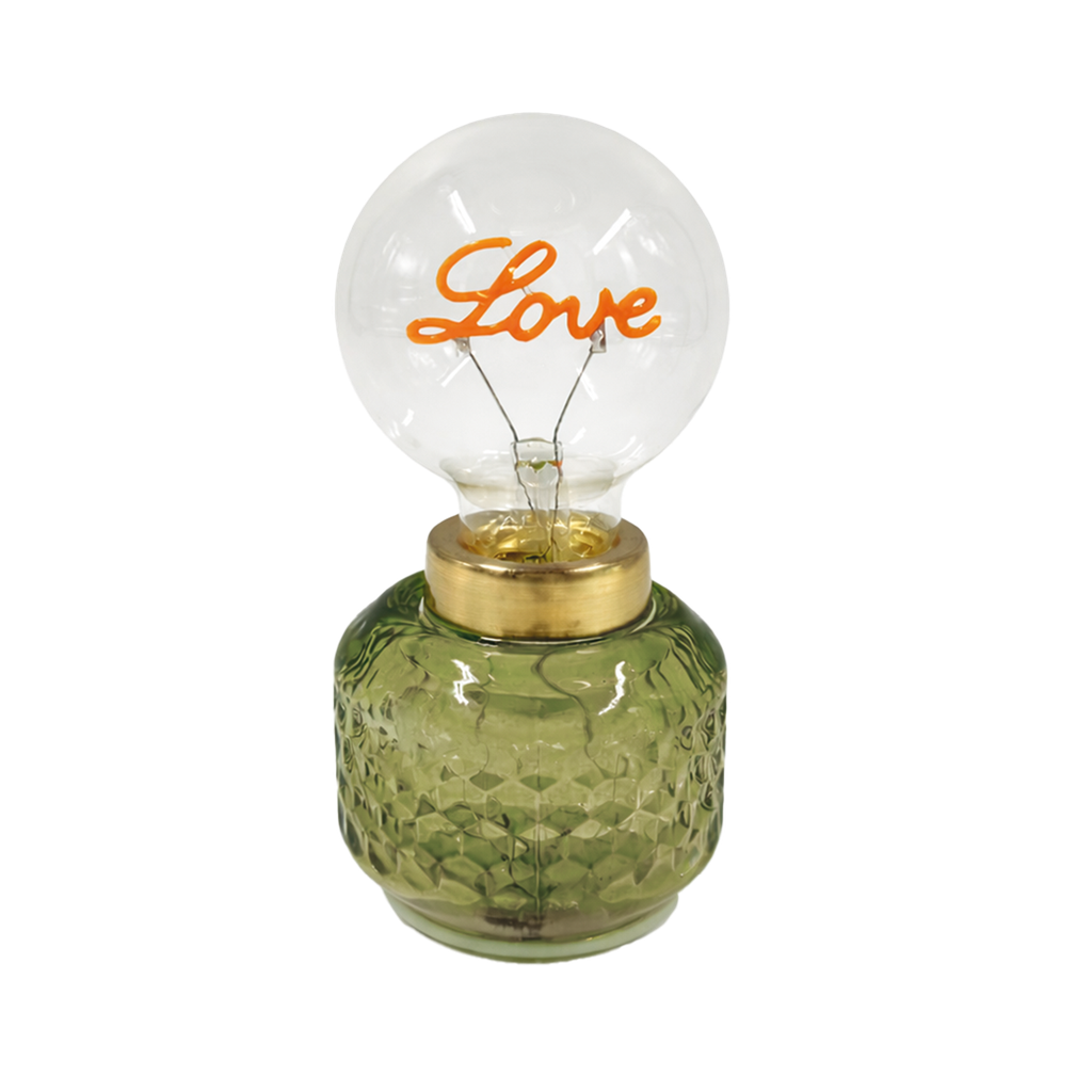 Déco LED Vaness love vert à piles