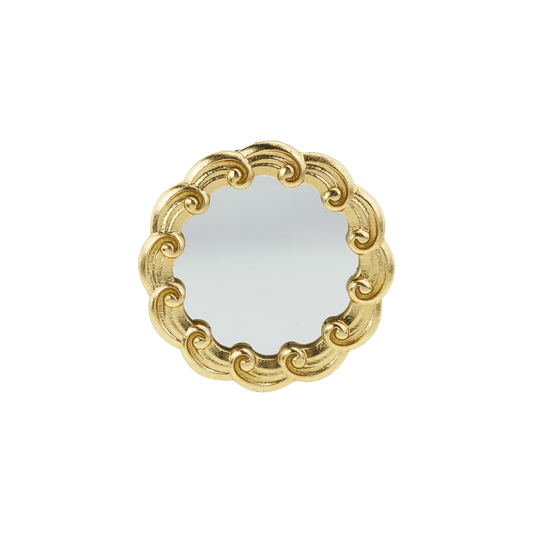 Miroir vague doré
