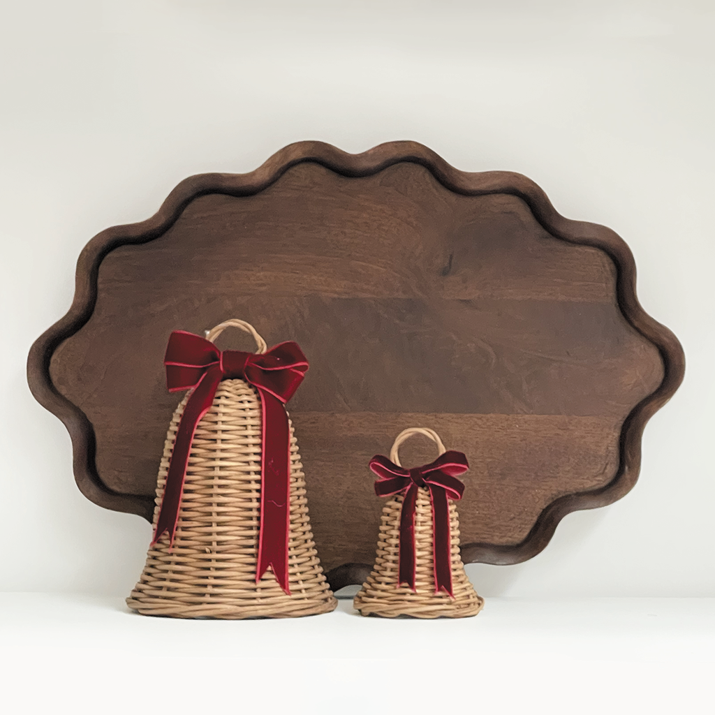 Déco cloche rotin pm