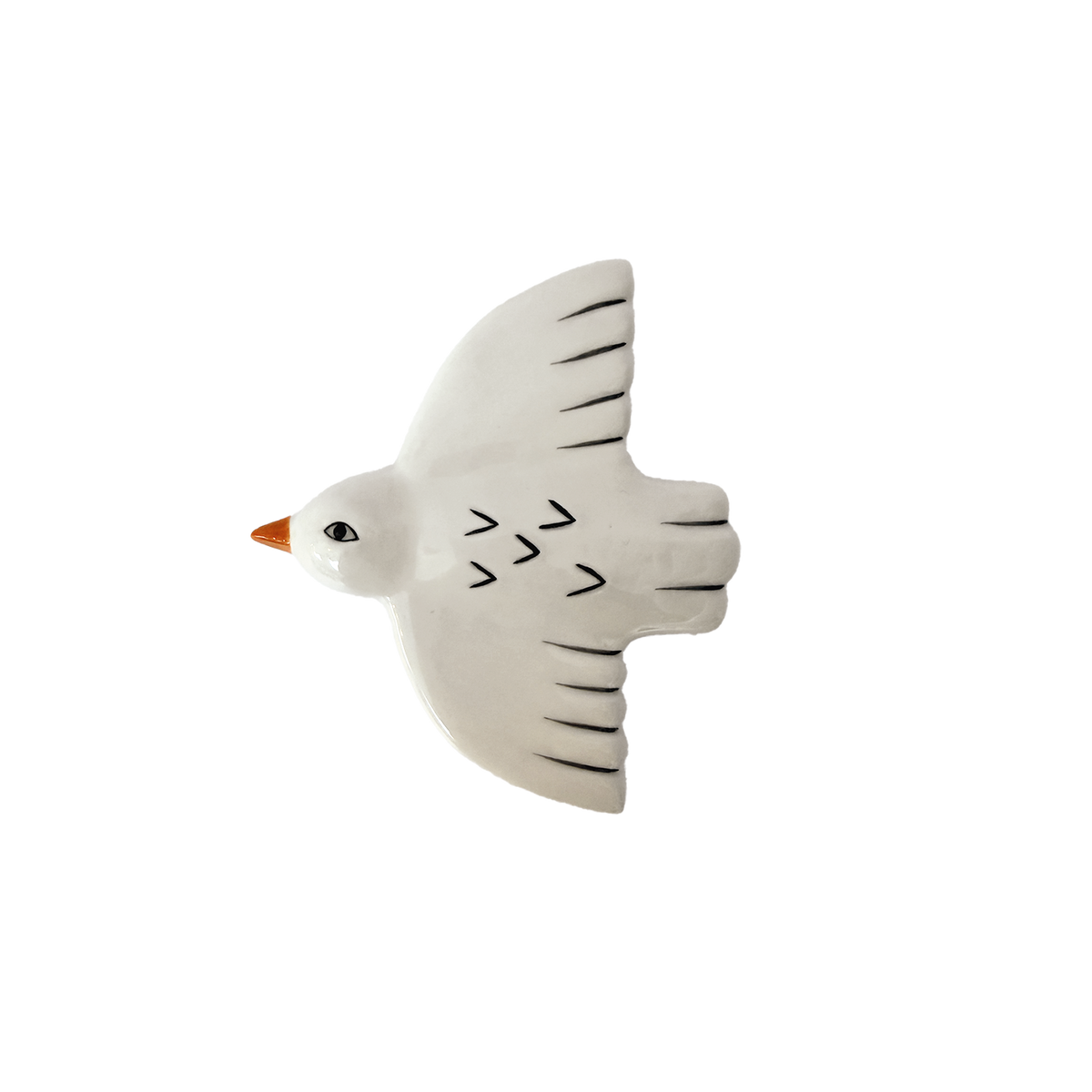 Déco murale oiseau pm blanc