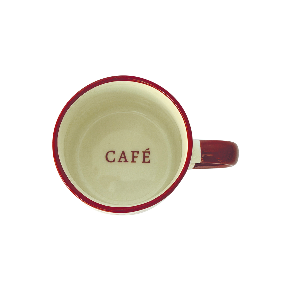 Tasse expresso héritage Burgundy