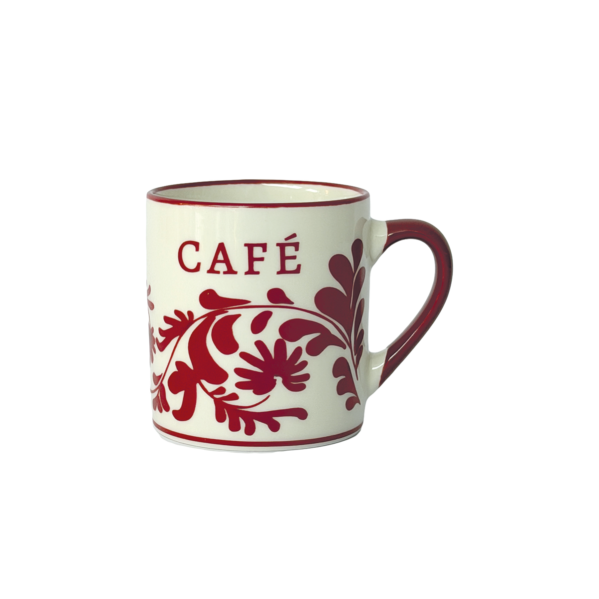 Tasse expresso héritage Burgundy