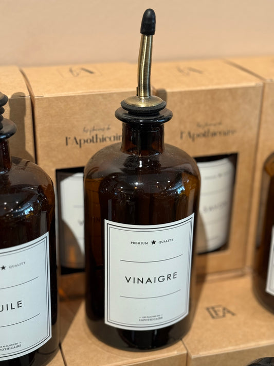 Bouteille vignaigre Ambre