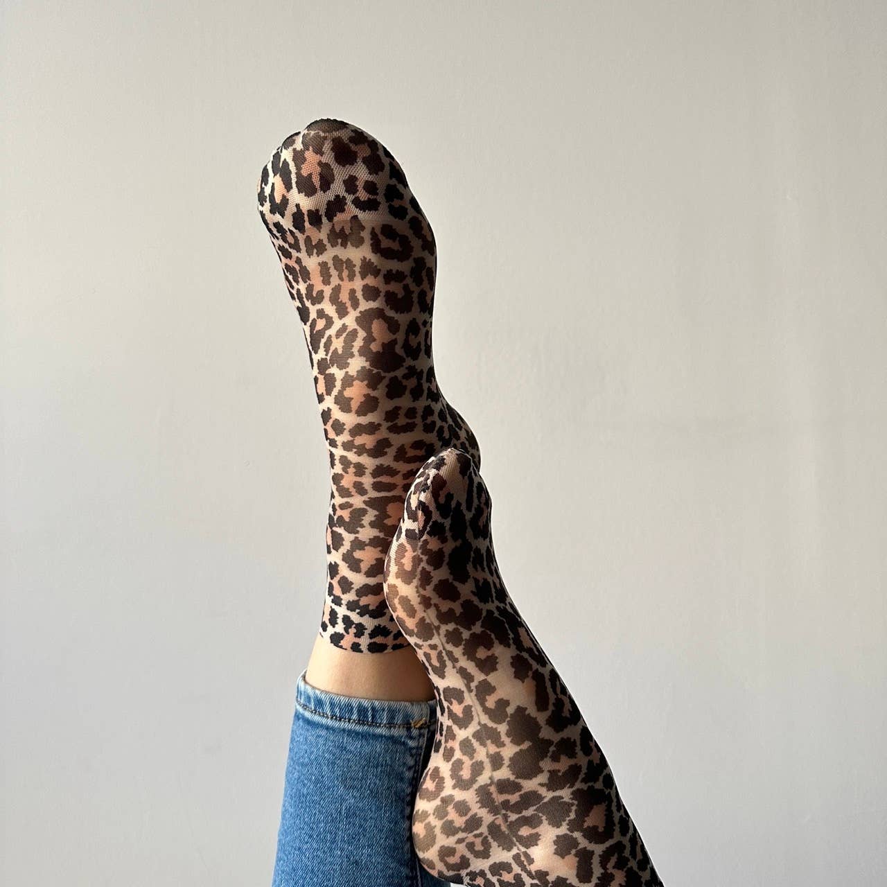 Jane chaussettes Léopard femme