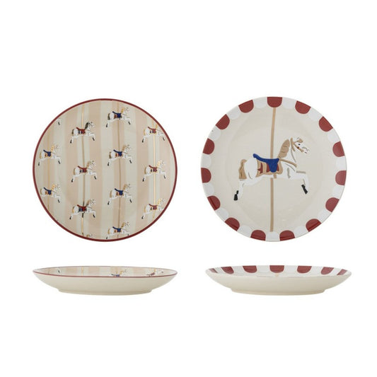 Petite assiette carrousel Merry go round set de 2