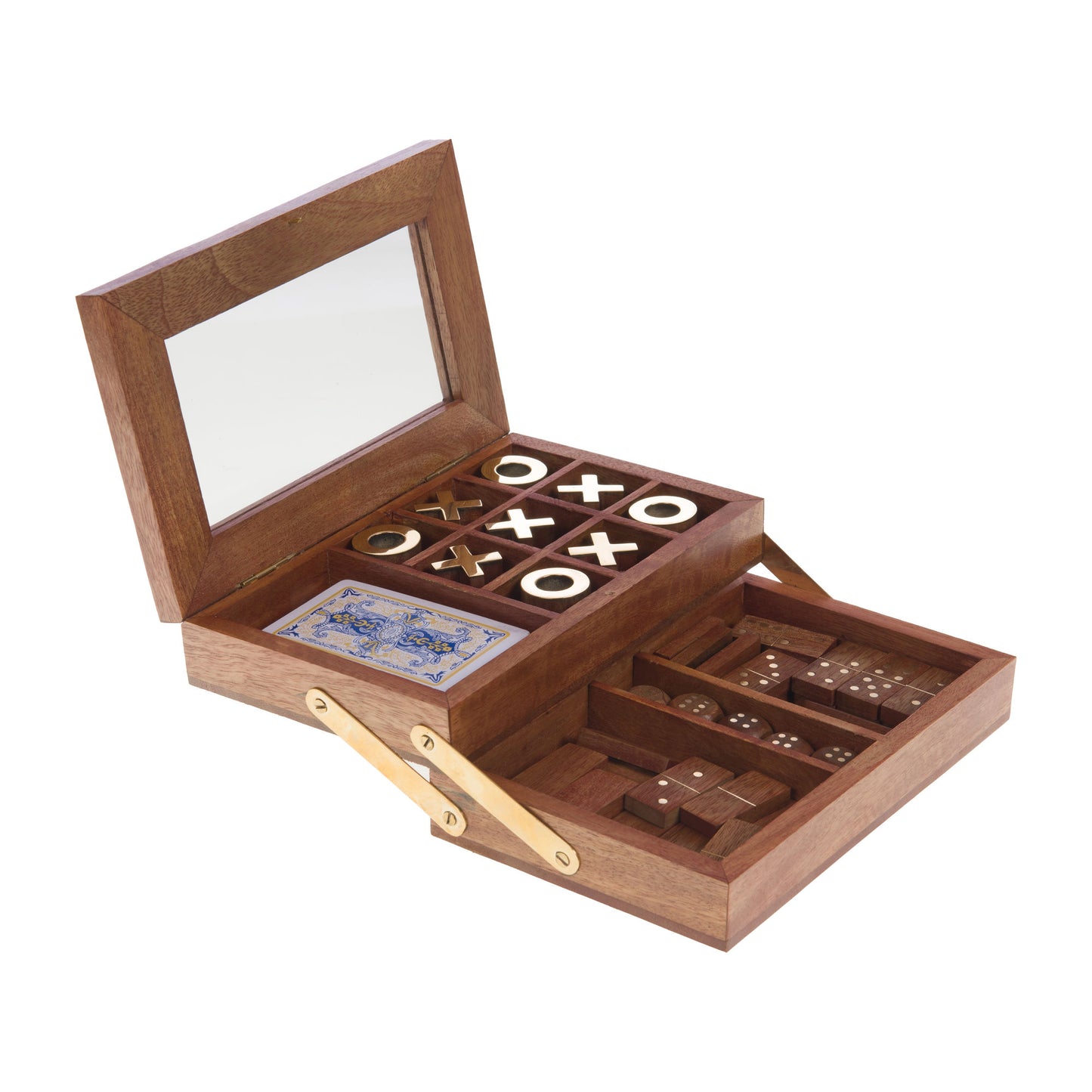 BOITE TICTACTOE DES CARTES DOMINOS