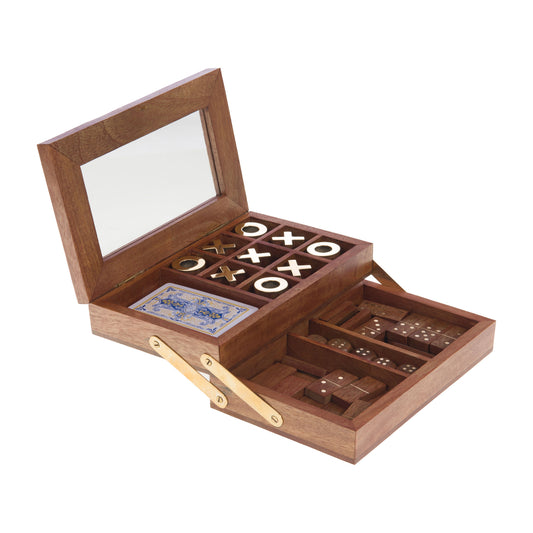 BOITE TICTACTOE DES CARTES DOMINOS