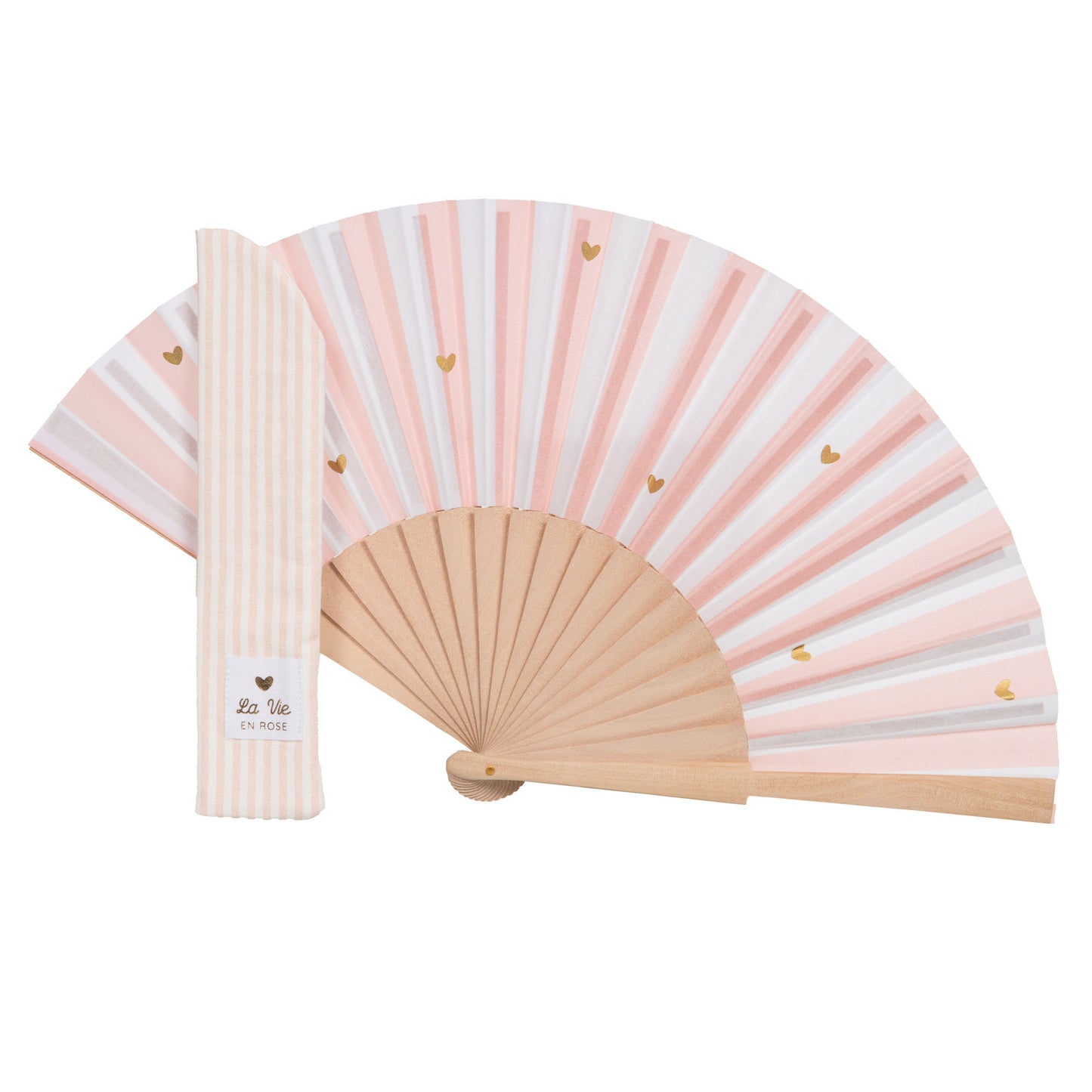 Eventail la vie en rose