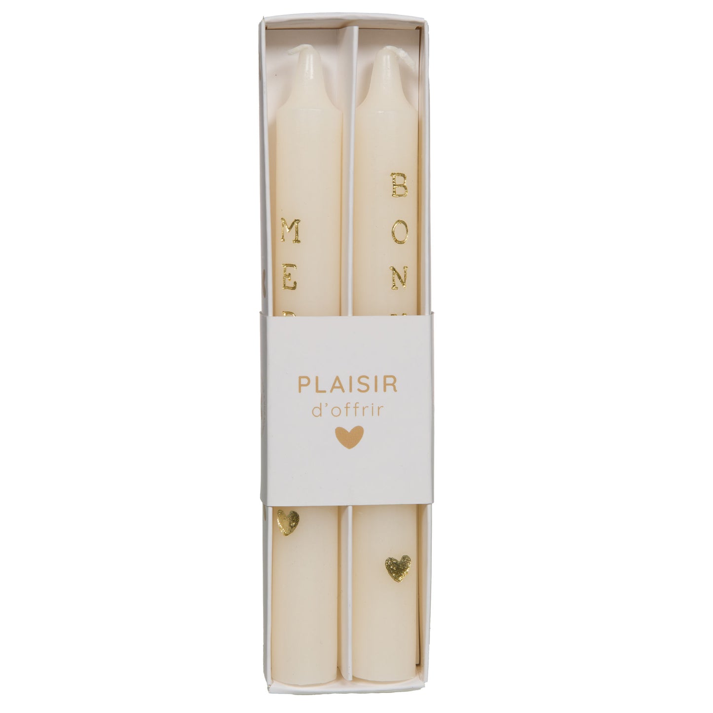 2 chandelles merci coeur