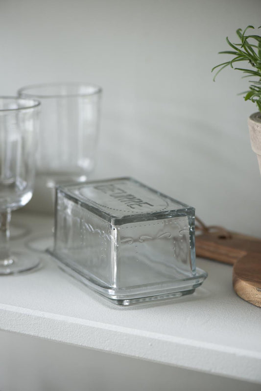 Beurrier en verre