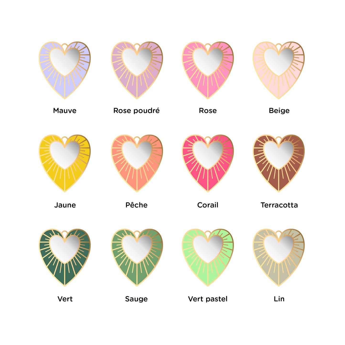 Bijou de mur Coeur ex-voto