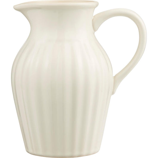 Pichet céramique creme
