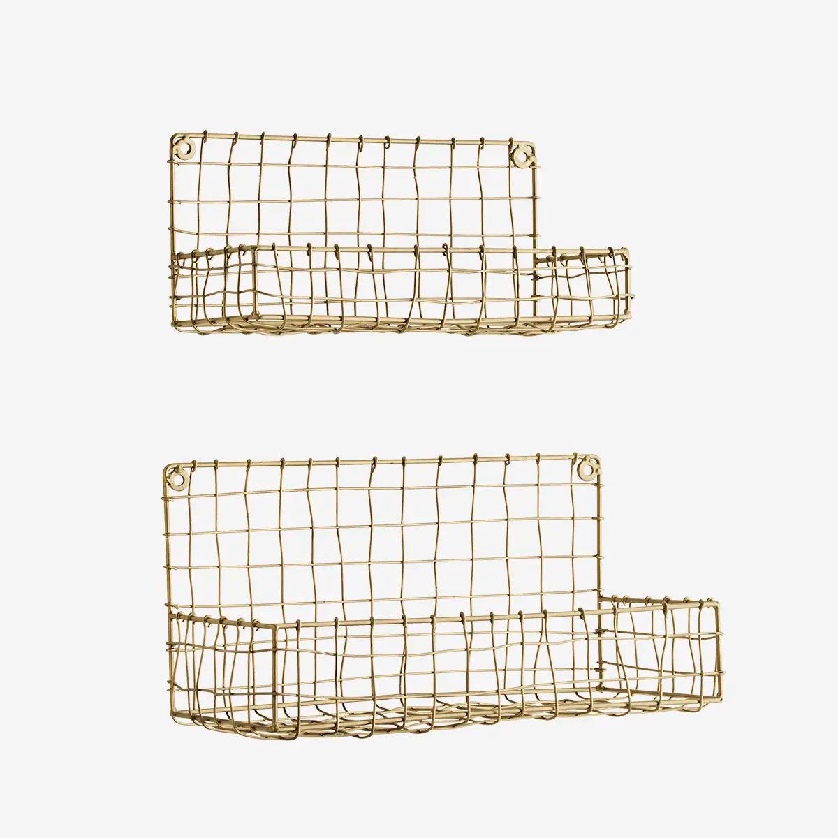 Set de 2 etagères métal