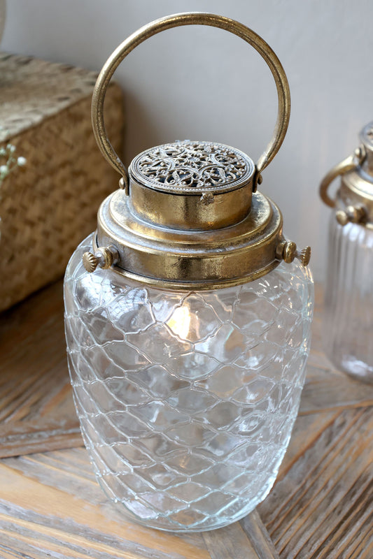 Lanterne de table avec ampoule