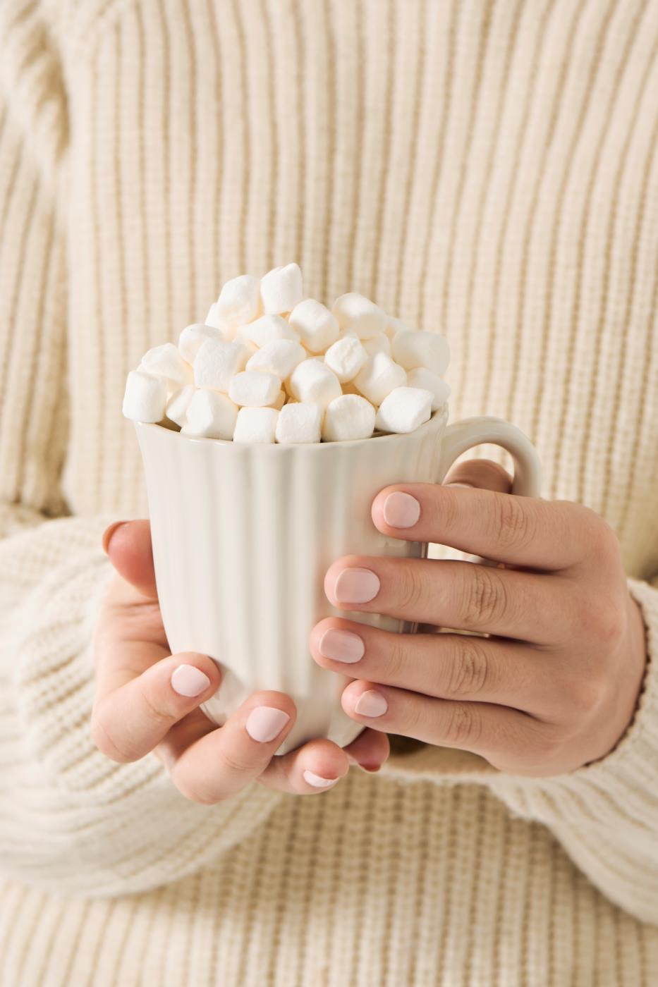 Tasse avec rainures Crème Mynte