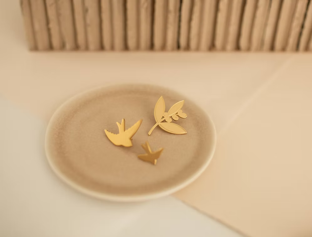 Pin's Duo hirondelles