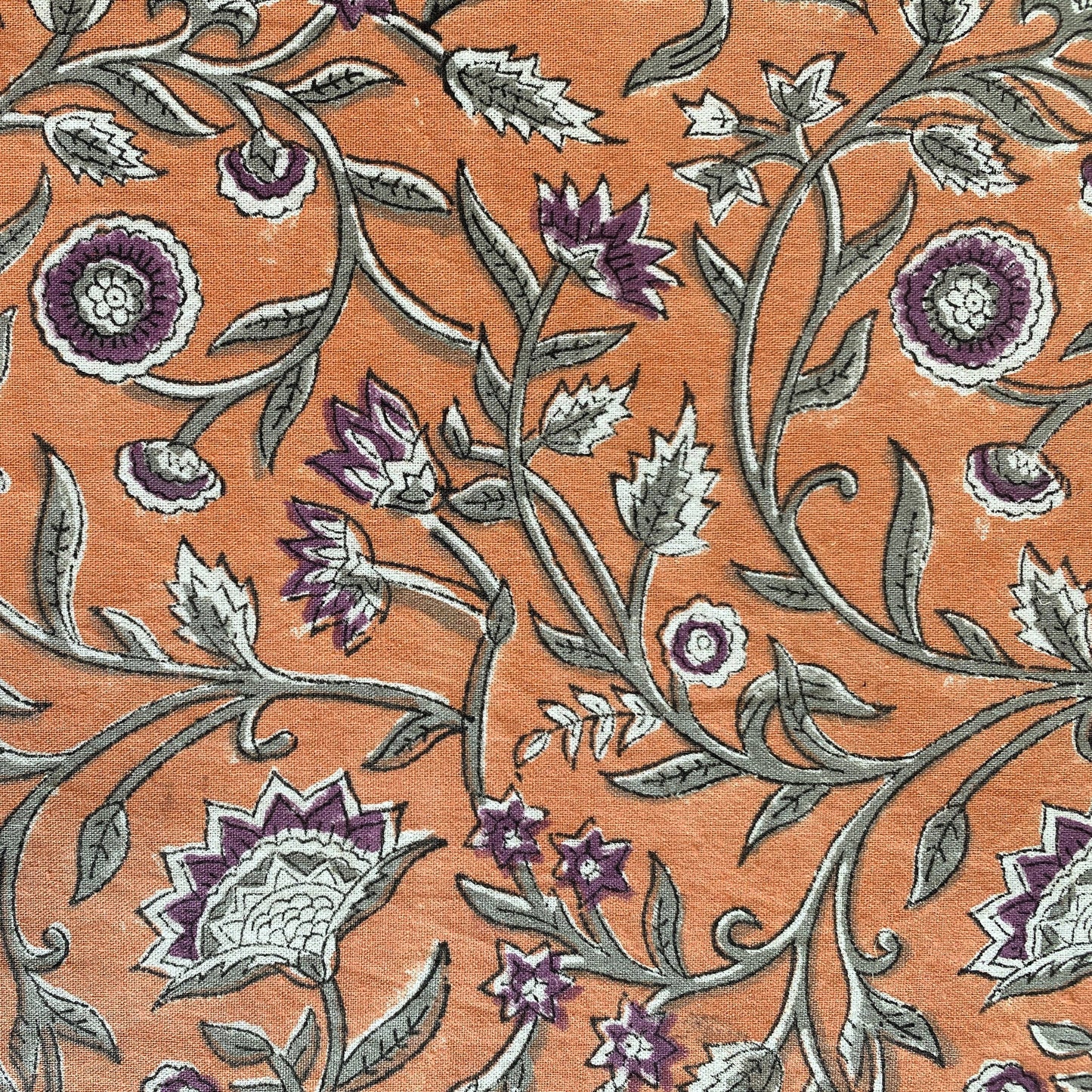 Nappe blockprint Jardin Andalou