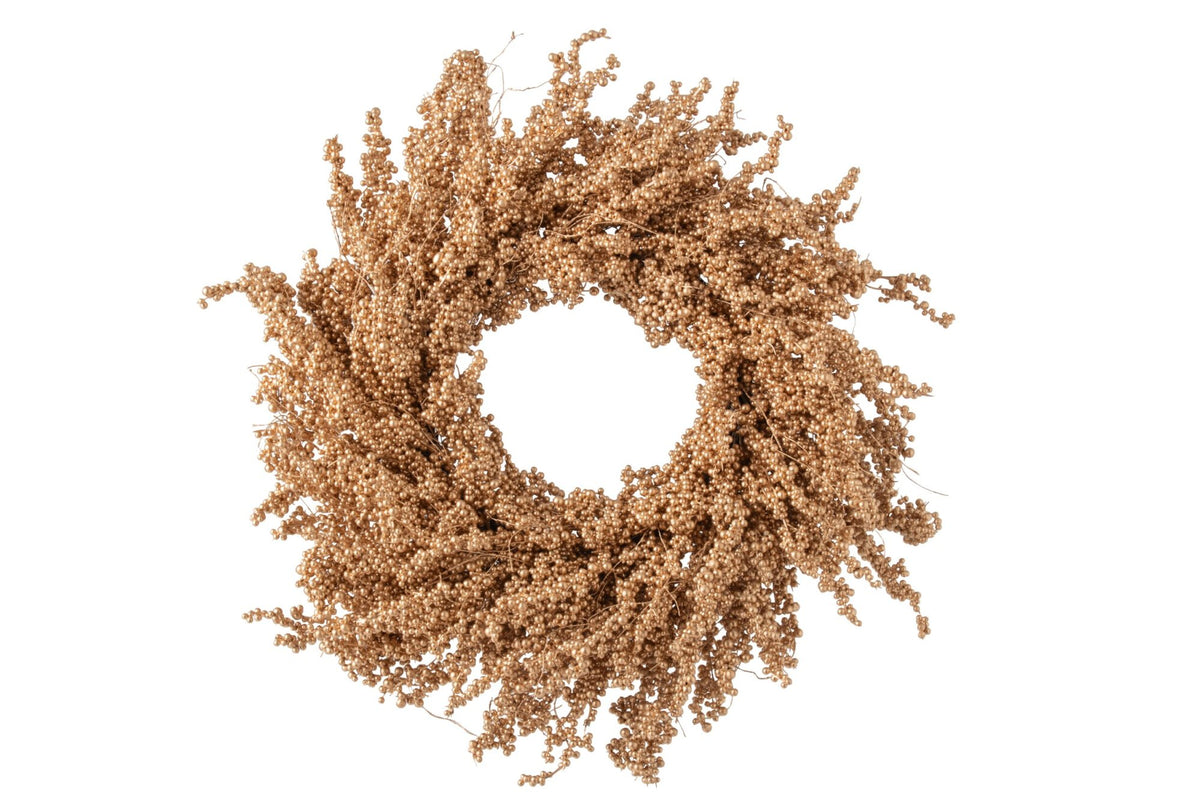 Couronne mousse dorée