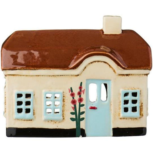 Maison Ebeltoft porte bleu clair