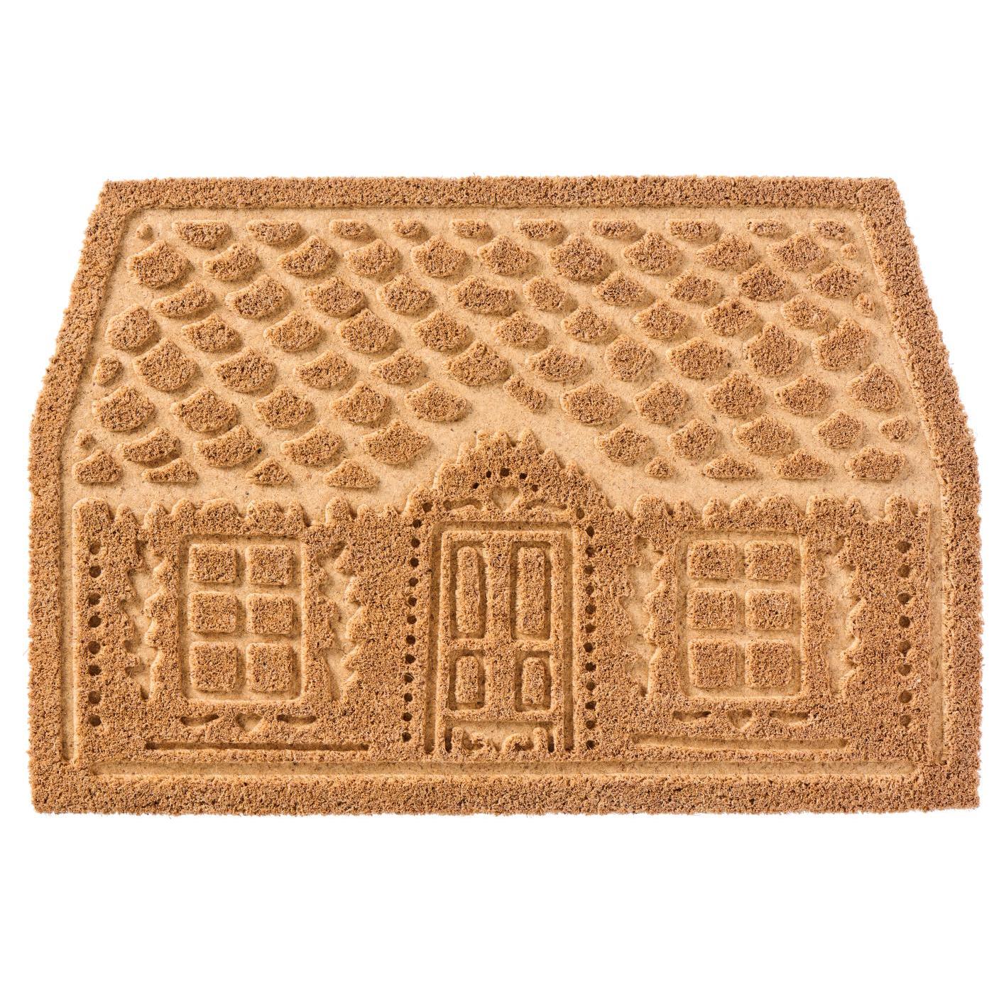 Paillasson en relief maison de Noël