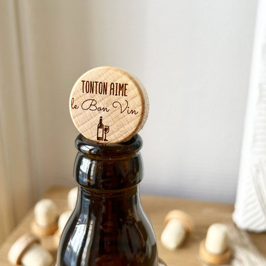 BOUCHON TONTON AIME LE BON VIN