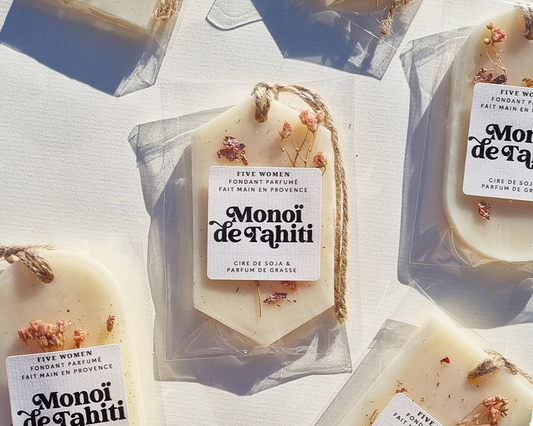 Suspension de cire parfumée Monoï de Tahiti (2 en 1)