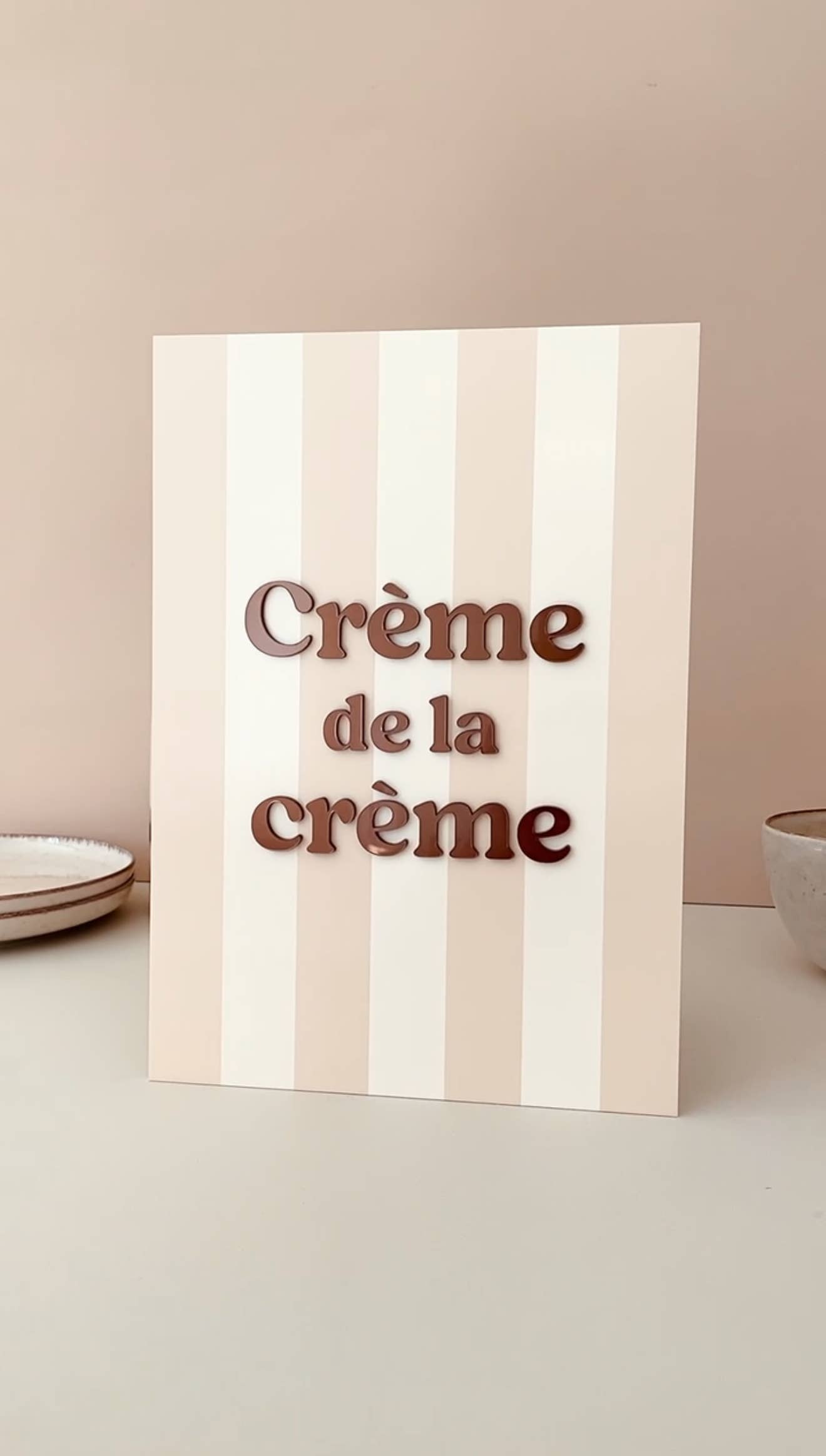 Affiche Crème de la crème