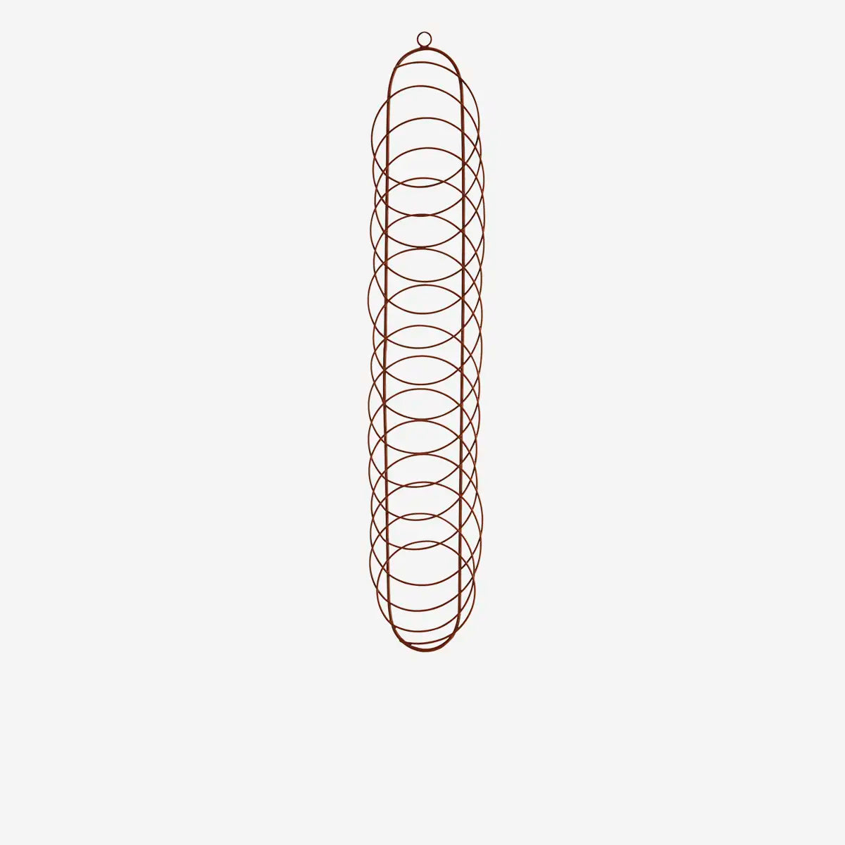 Porte cartes rond terracotta
