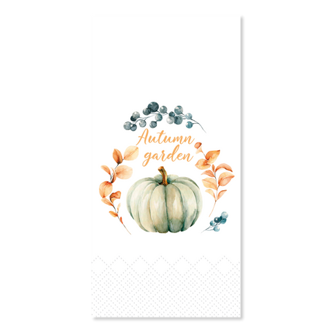 Serviette avec courge