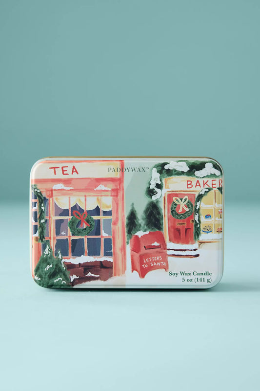 Bougie en Boîte Paddywax Sapin et Orange Douce