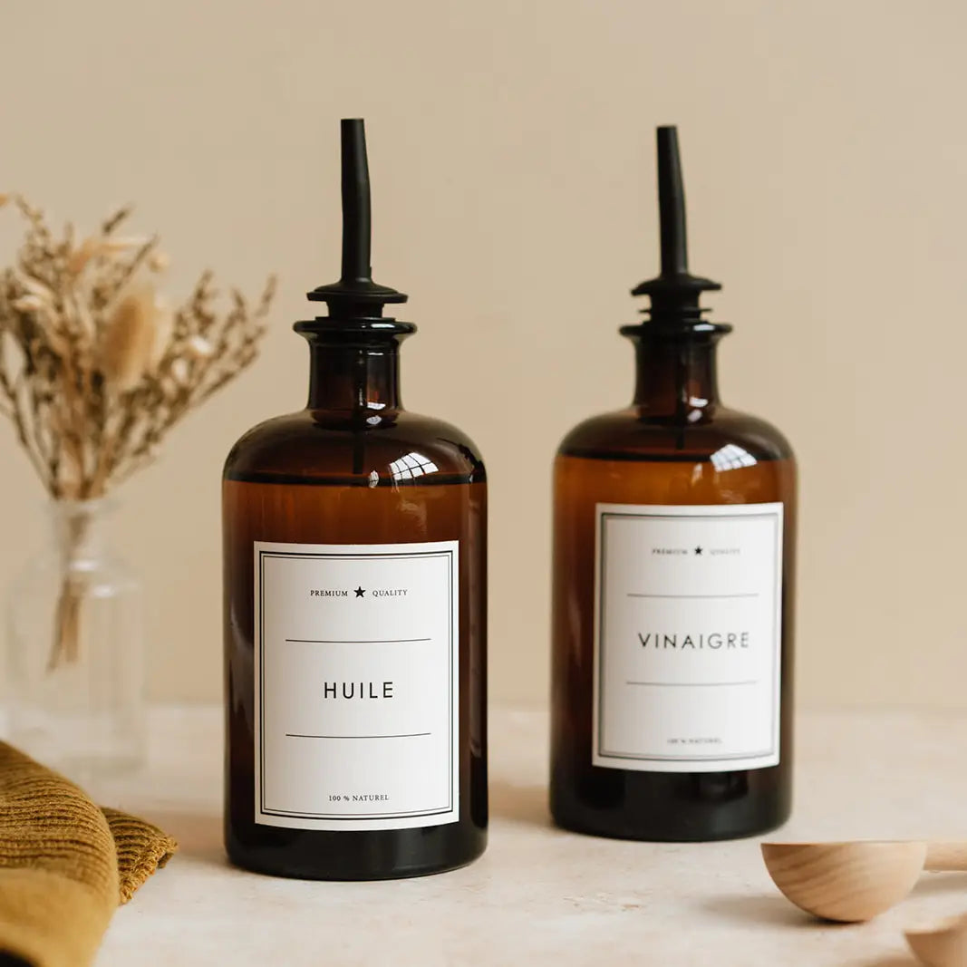 Huile - Bouteille Ambre