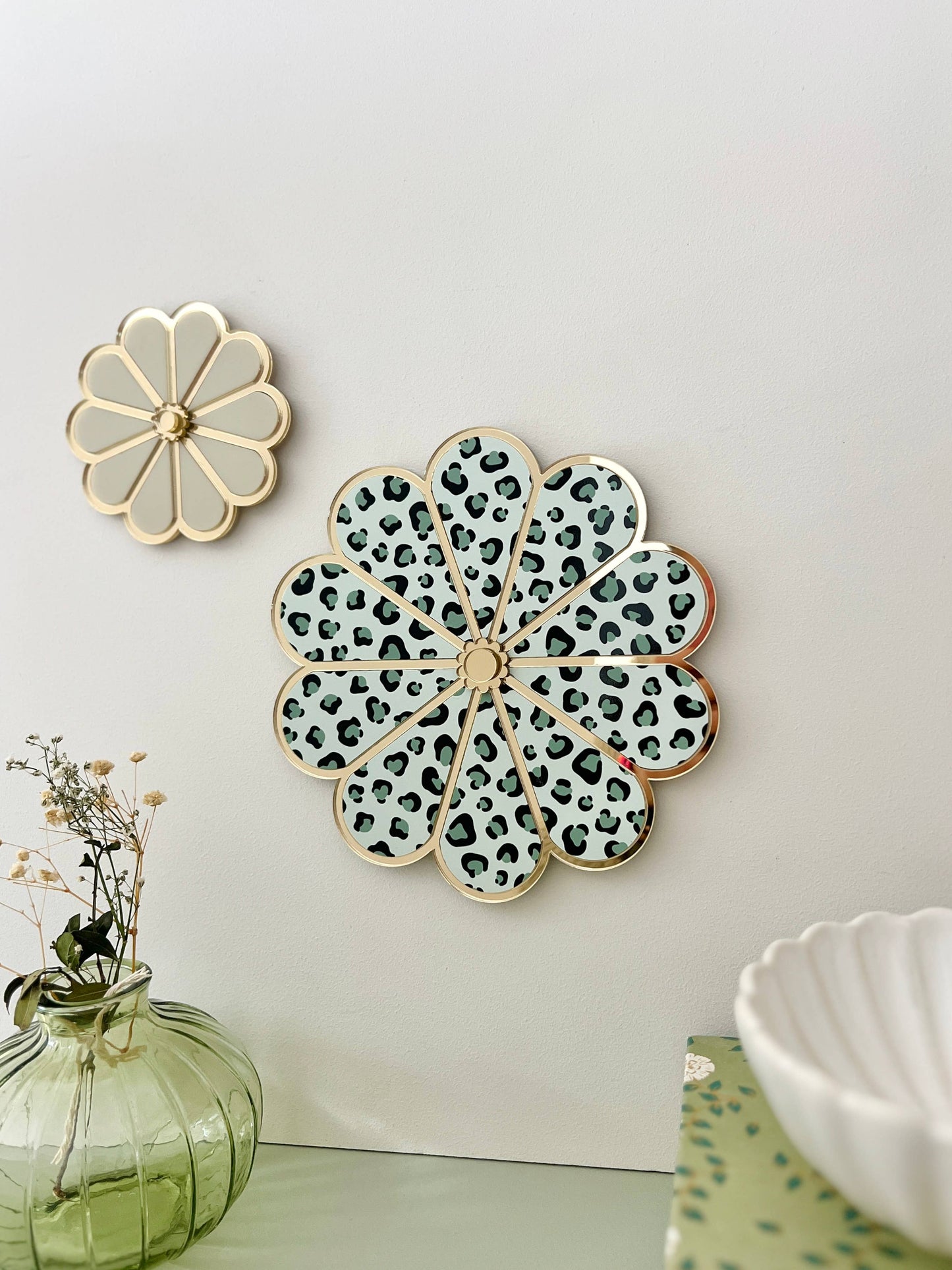Bijou de mur Fleur léopard