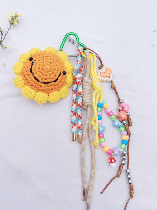 Porte-clés crochet soleil