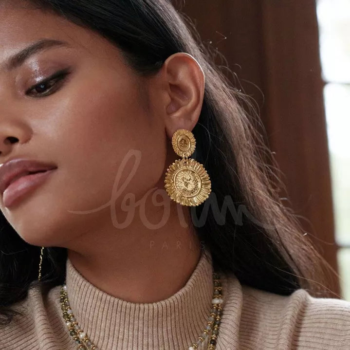 Boucles pendantes Solange