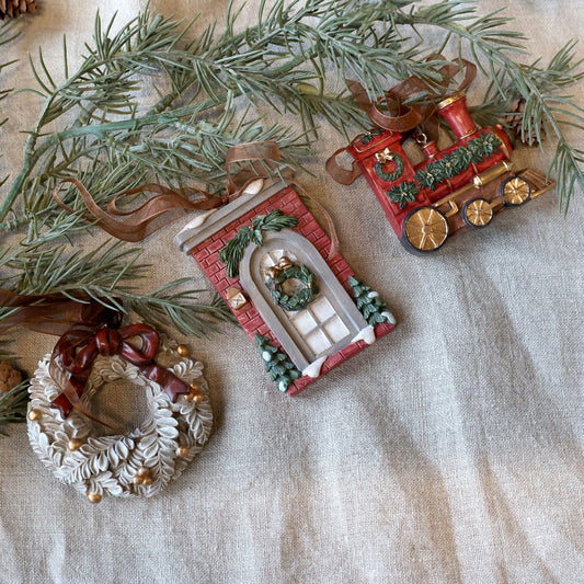 Set de 3 suspensions noel