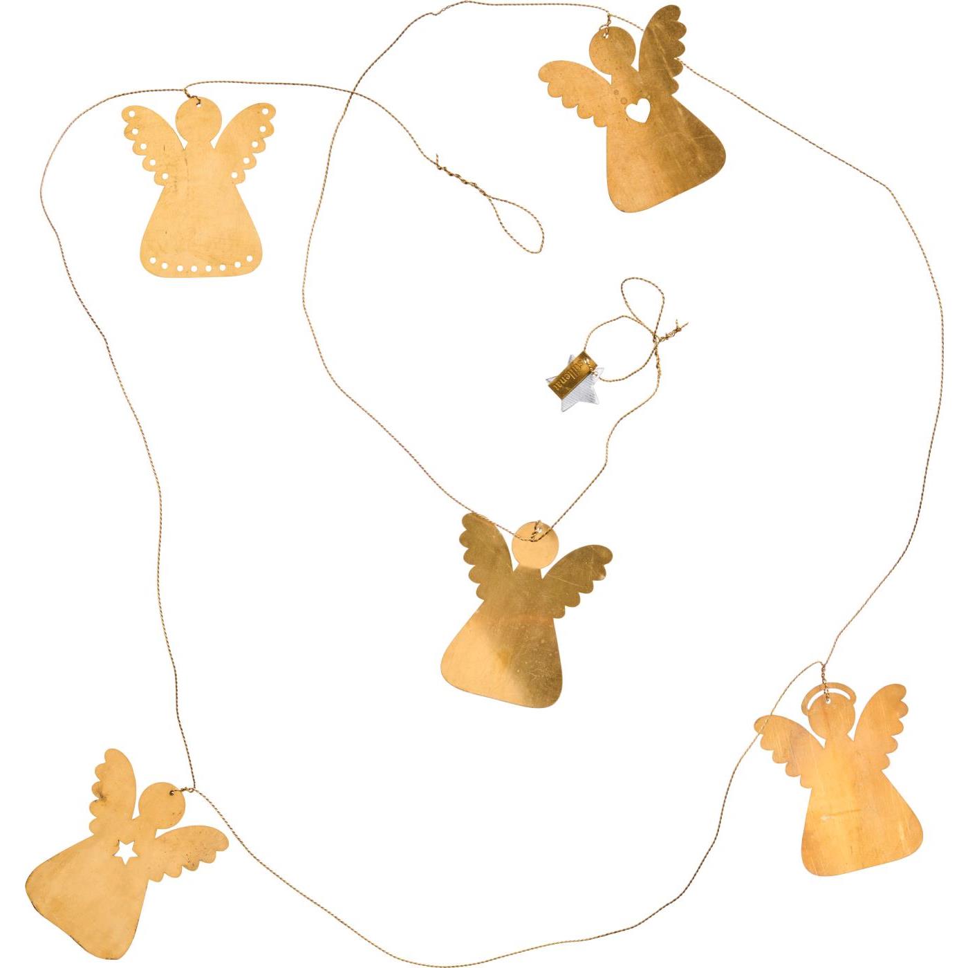 Guirlande ange métal doré