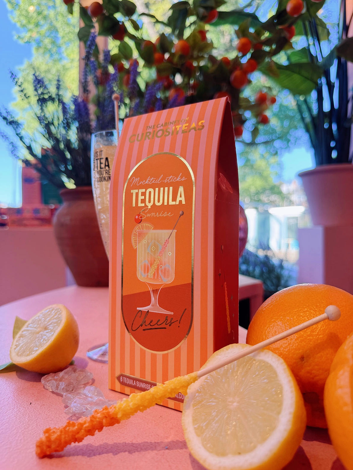 Bâtonnets de Mocktail Tequila Sunrise (6 bâtonnets dans 1 boîte)