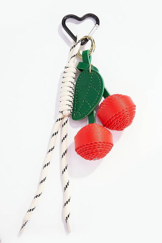 Bijou de sac et porte-clé Cerises PC22