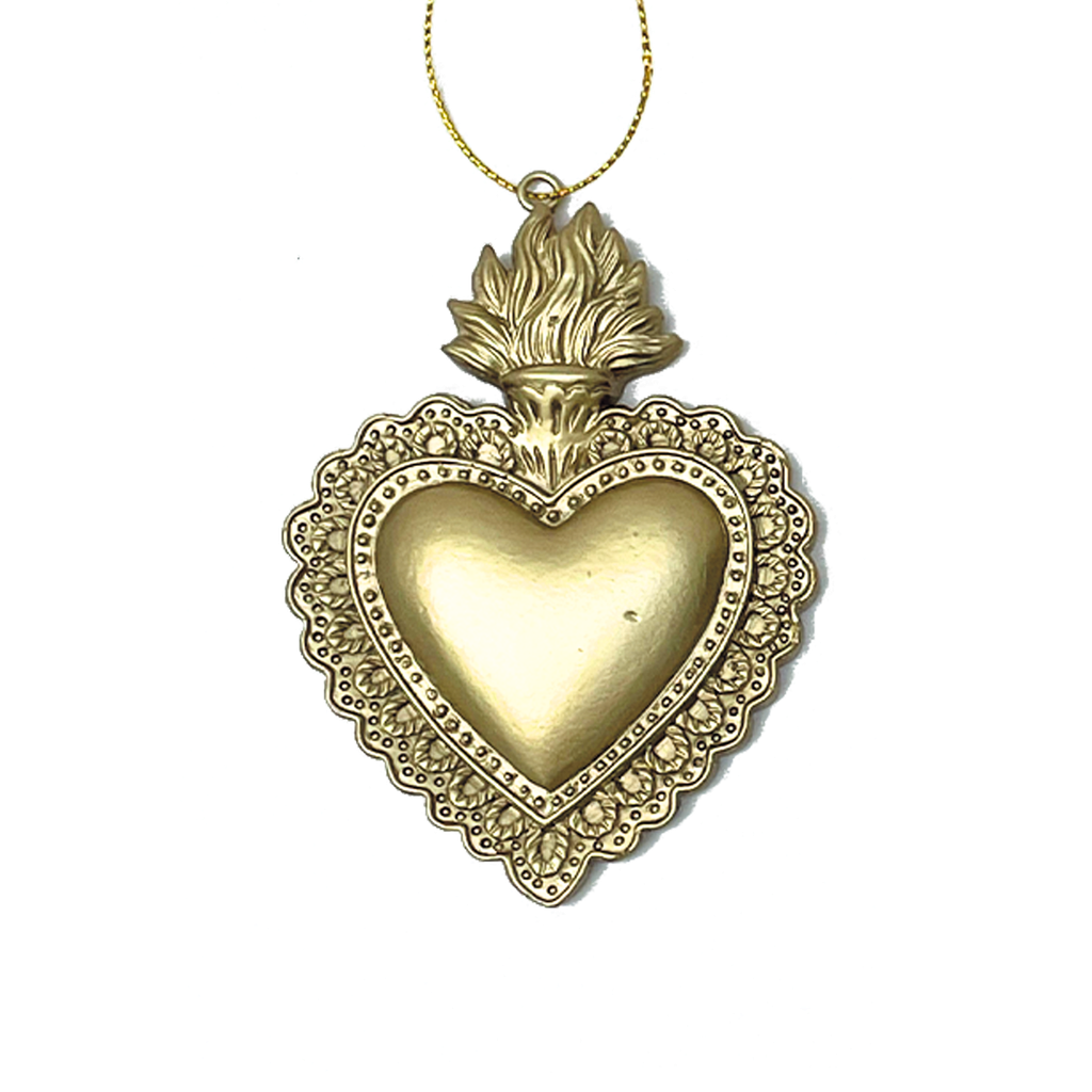 Déco Ex-voto amour cœur doré