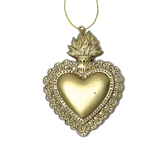 Déco Ex-voto amour cœur doré